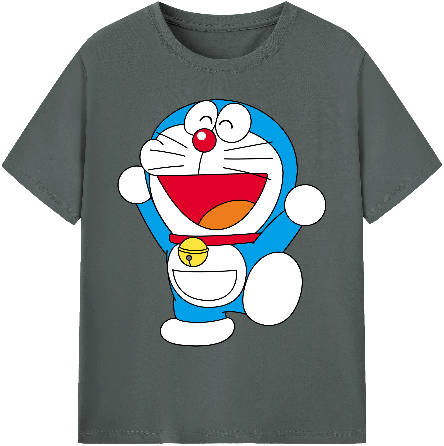 （画像用） ドラえもん Doraemon 綿100％ メンズ半袖Tシャツ｜肌触りやわらか＆通気性